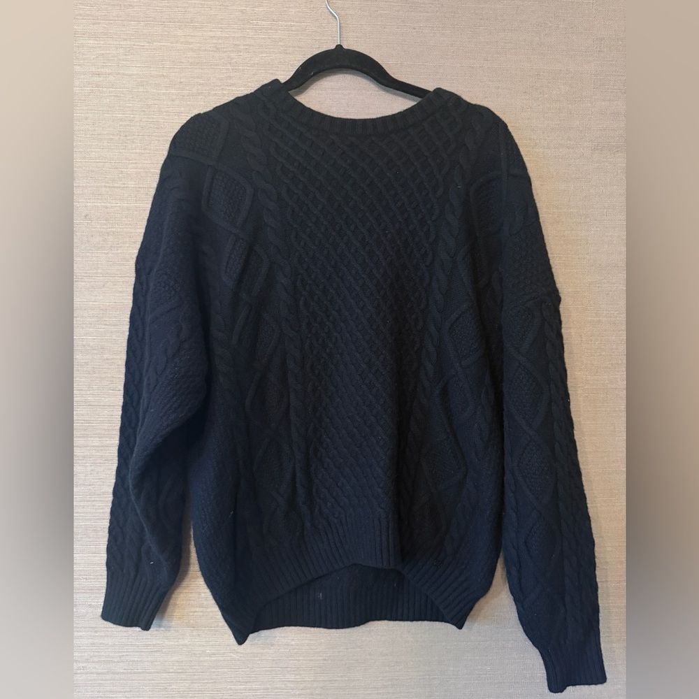 Sunday's Best oversized black sweater